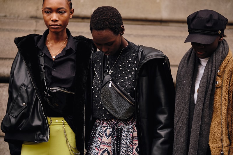 Street Style London Fashion Week Fall Winter 2020 models off duty
