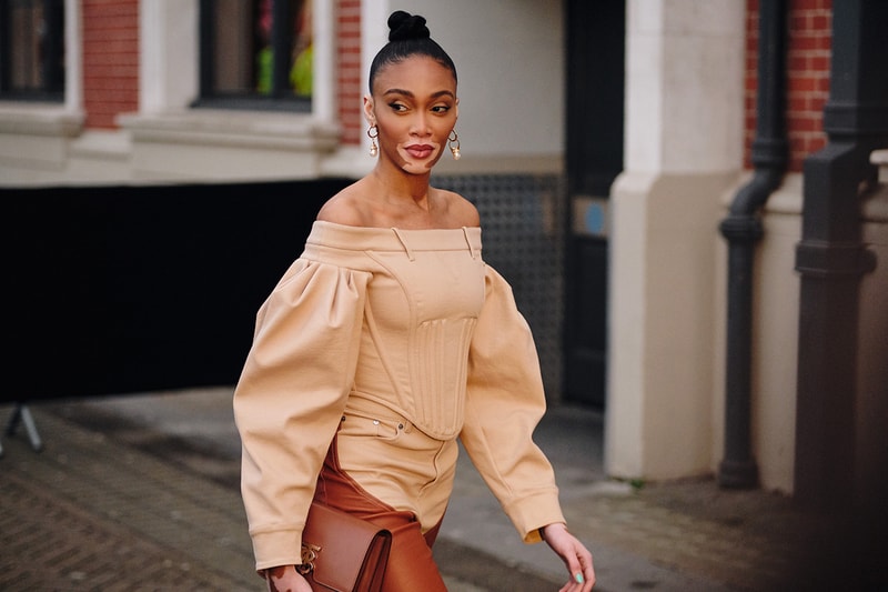 Winnie Harlow Burberry Fall Winter 2020 London Fashion Week Show