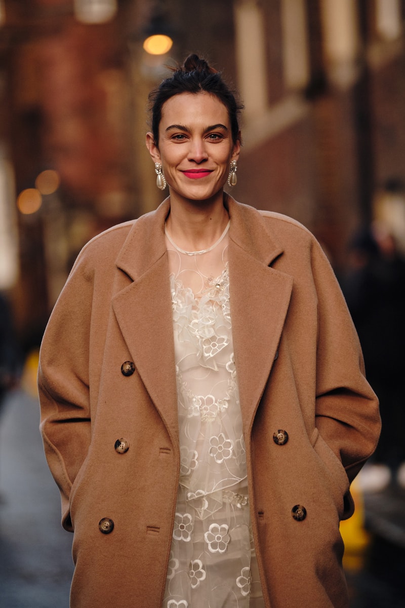 Alexa Chung Simone Rocha Fall Winter 2020 London Fashion Week Show