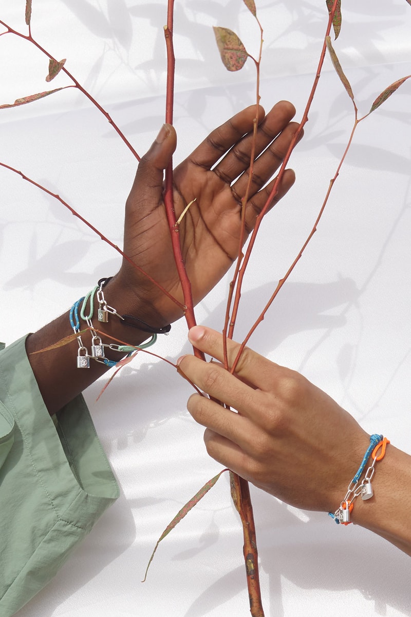 louis vuitton unicef silver lockit virgil abloh bracelets makeapromise campaign charity