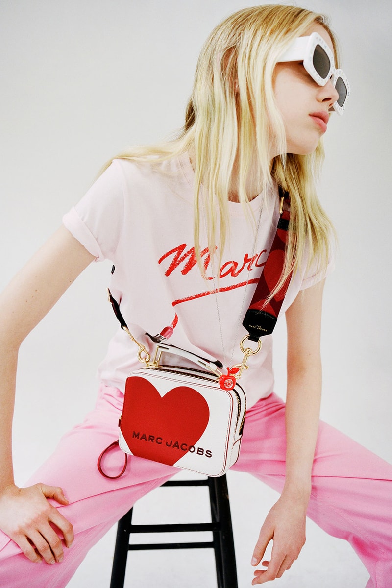 marc jacobs valentines day heart mini box designer bags wallets peanuts