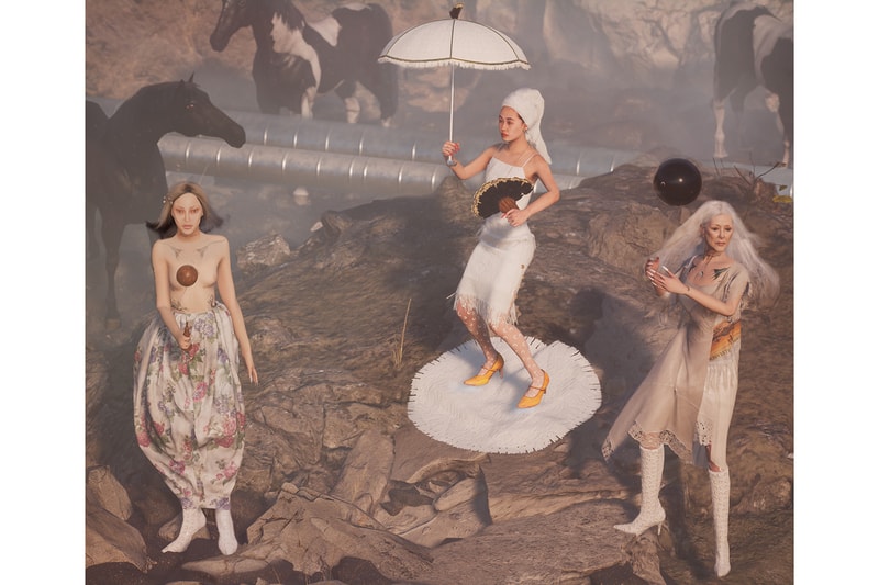 Marine Serre Spring Summer 2020 Campaign Marée Noire
