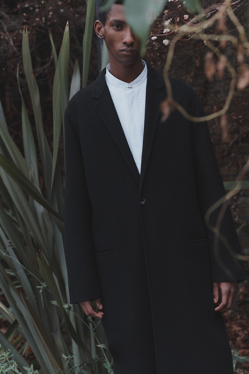 jil sander matchesfashion spring summer collaboration installation lucie luke meier suits black white pants