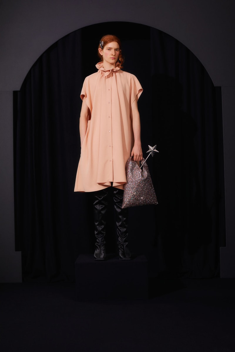 mm6 maison margiela fall winter collection lookbook john galliano boots dresses bags trompe loeil