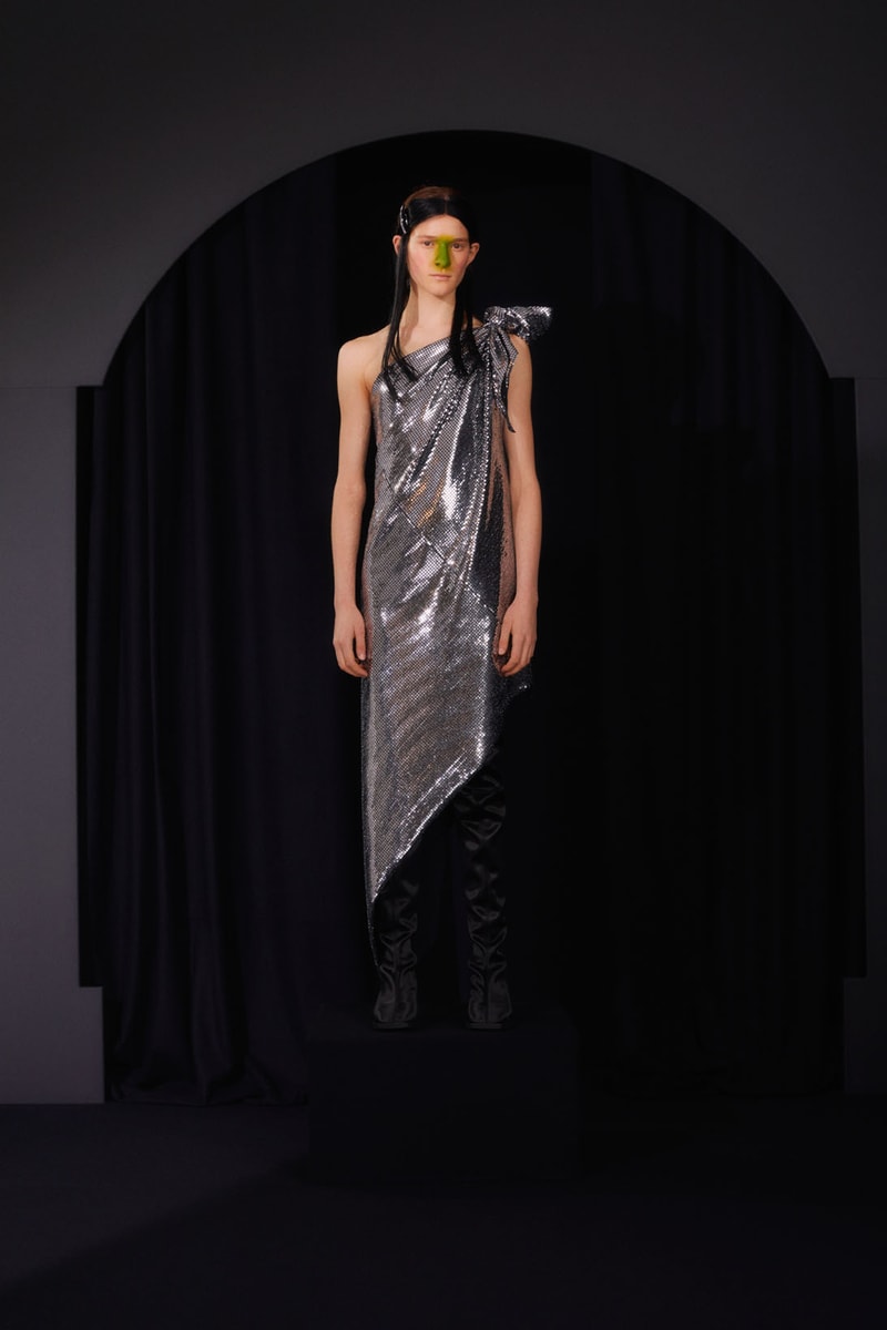 mm6 maison margiela fall winter collection lookbook john galliano boots dresses bags trompe loeil