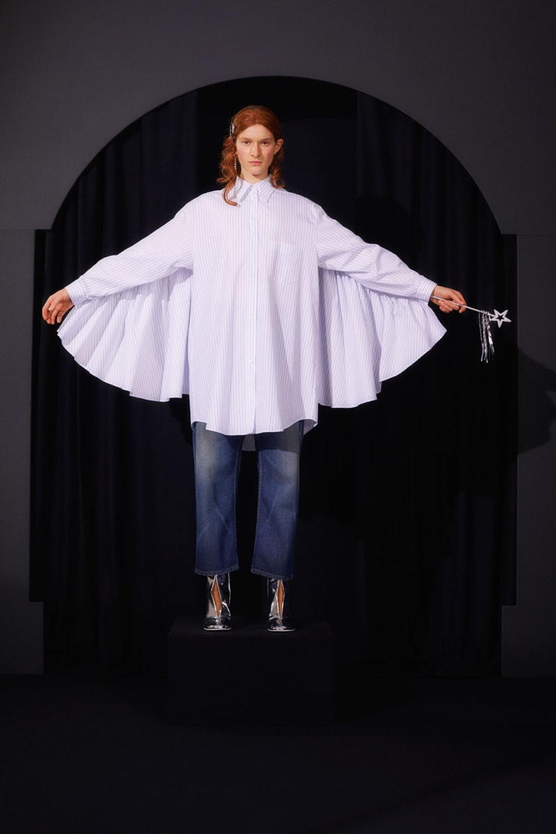 mm6 maison margiela fall winter collection lookbook john galliano boots dresses bags trompe loeil