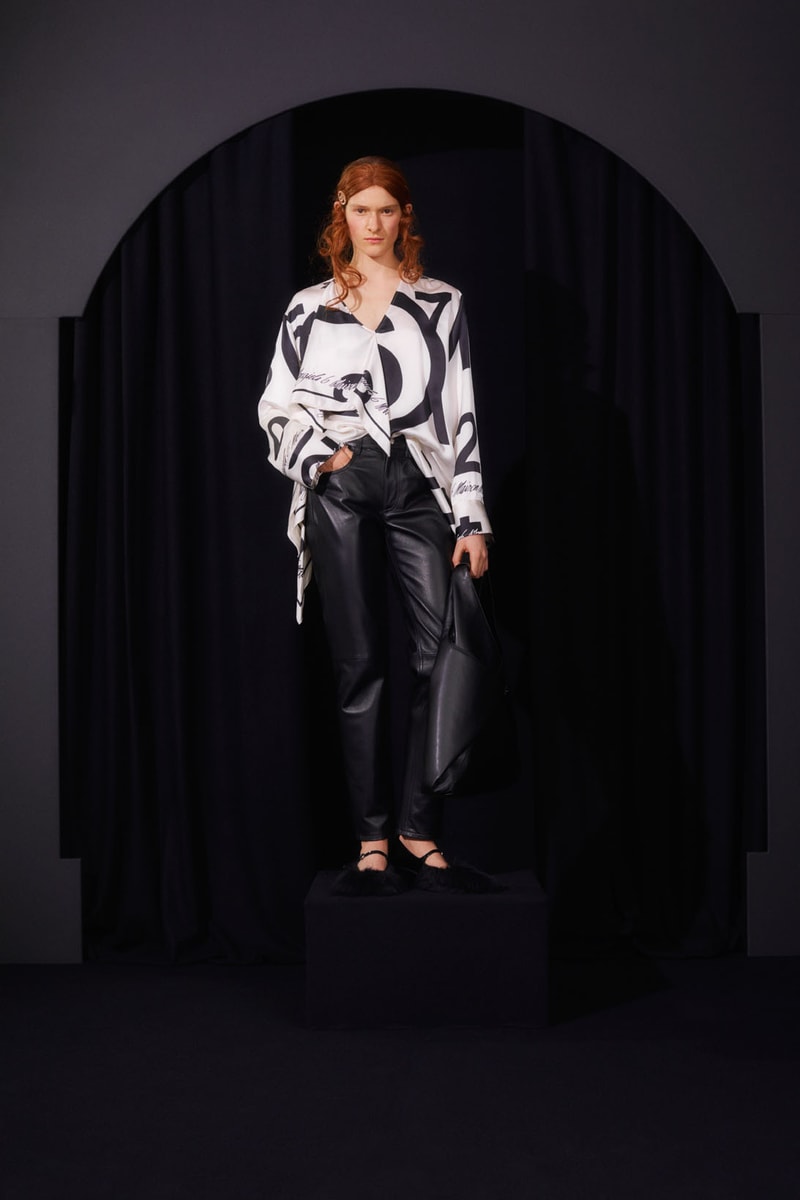 mm6 maison margiela fall winter collection lookbook john galliano boots dresses bags trompe loeil