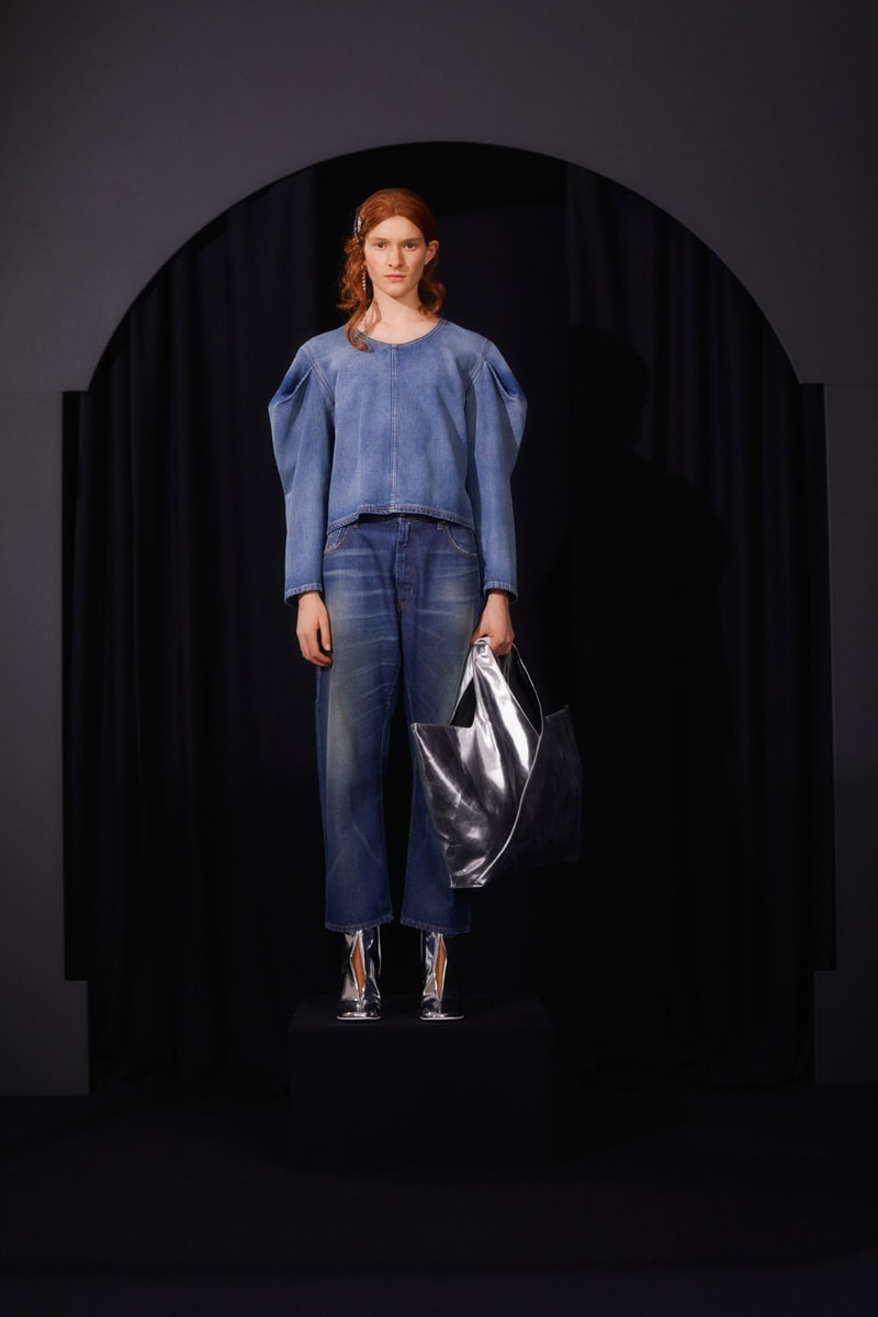 mm6 maison margiela fall winter collection lookbook john galliano boots dresses bags trompe loeil