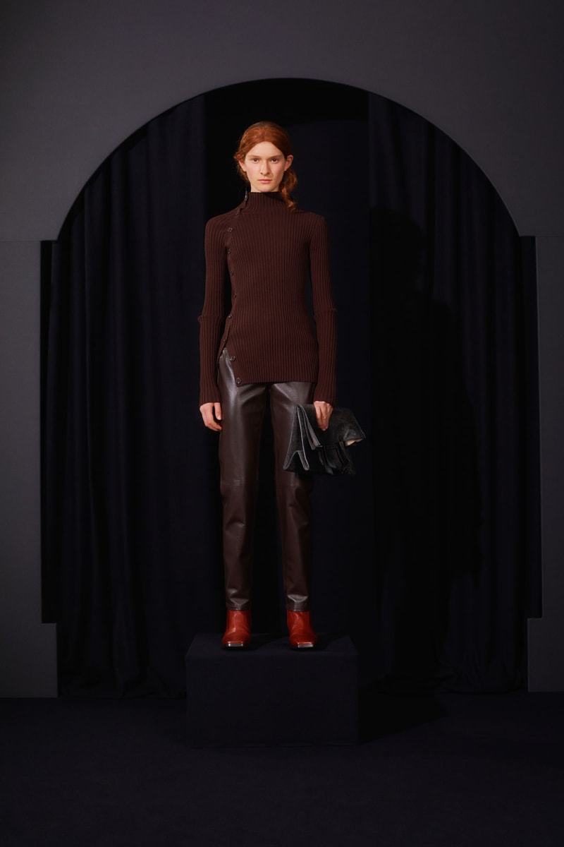 mm6 maison margiela fall winter collection lookbook john galliano boots dresses bags trompe loeil