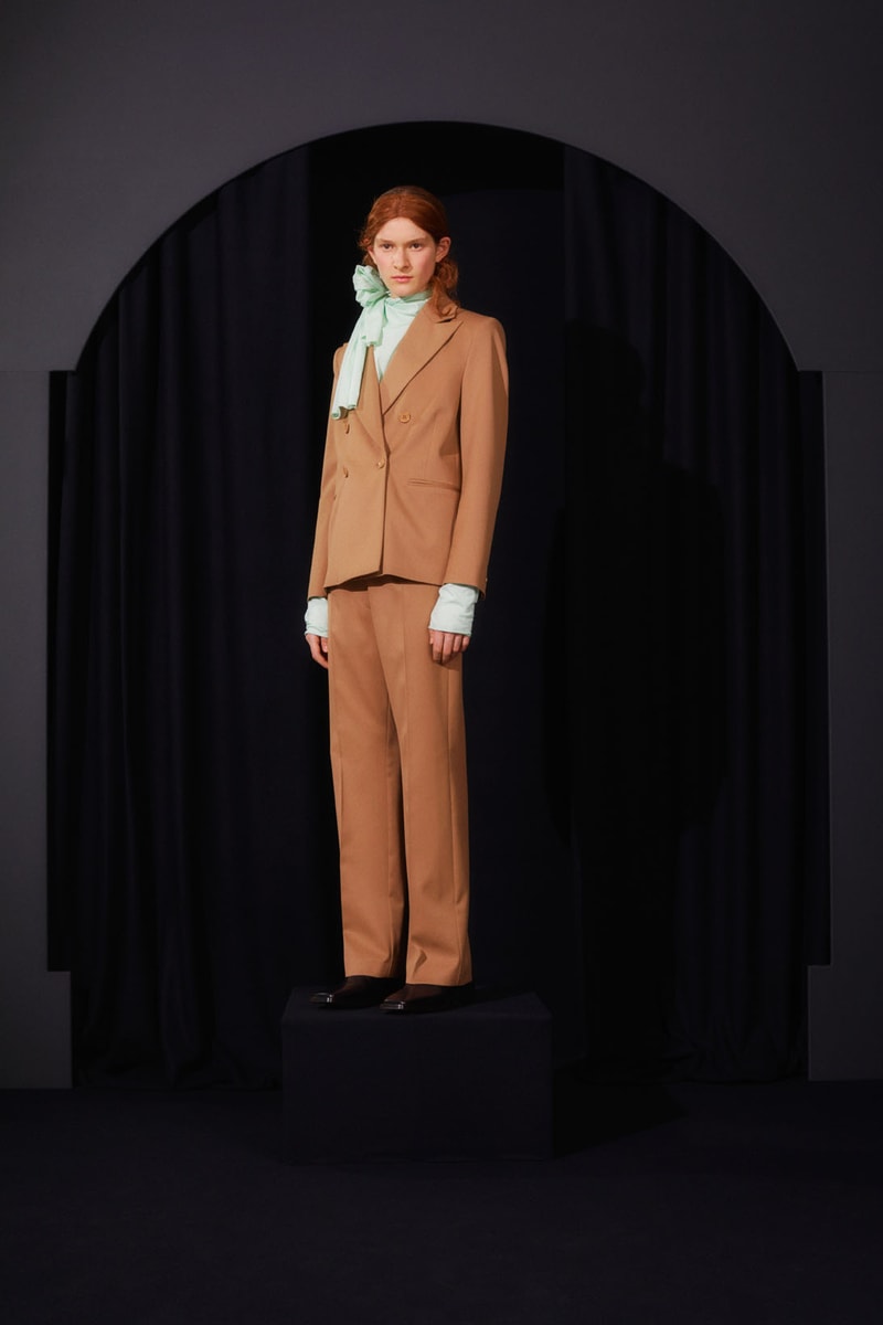 mm6 maison margiela fall winter collection lookbook john galliano boots dresses bags trompe loeil
