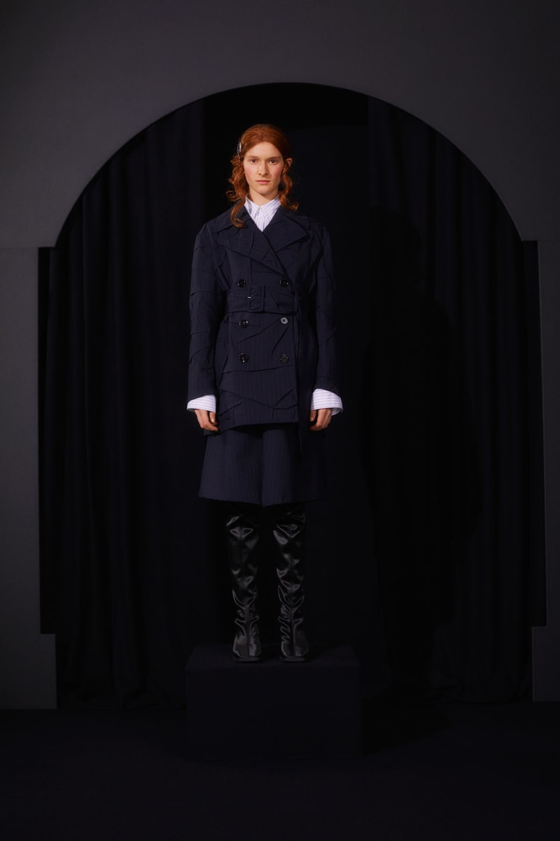 mm6 maison margiela fall winter collection lookbook john galliano boots dresses bags trompe loeil