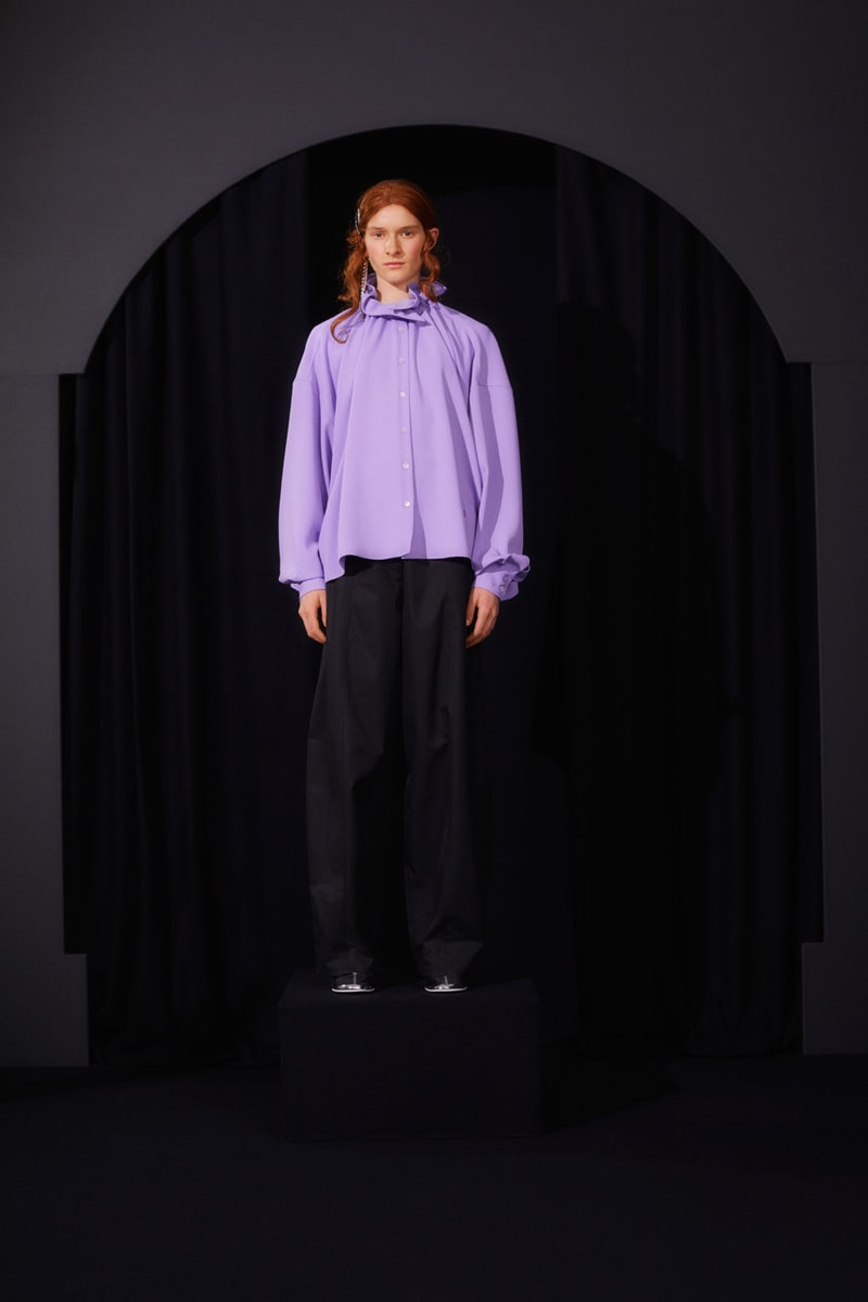 mm6 maison margiela fall winter collection lookbook john galliano boots dresses bags trompe loeil