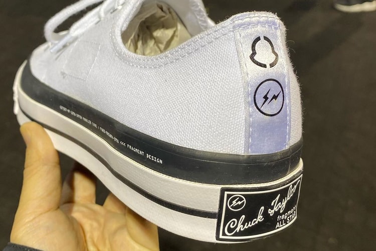 Hiroshi Fujiwara Reveals the Moncler x fragment design x Converse Chuck Taylor All-Star in White