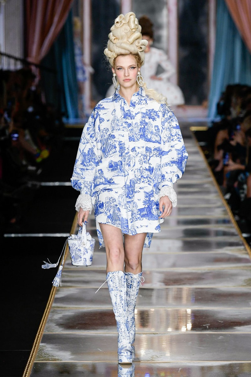 Moschino Fall/Winter 2020 Collection Runway Show Dress Toile