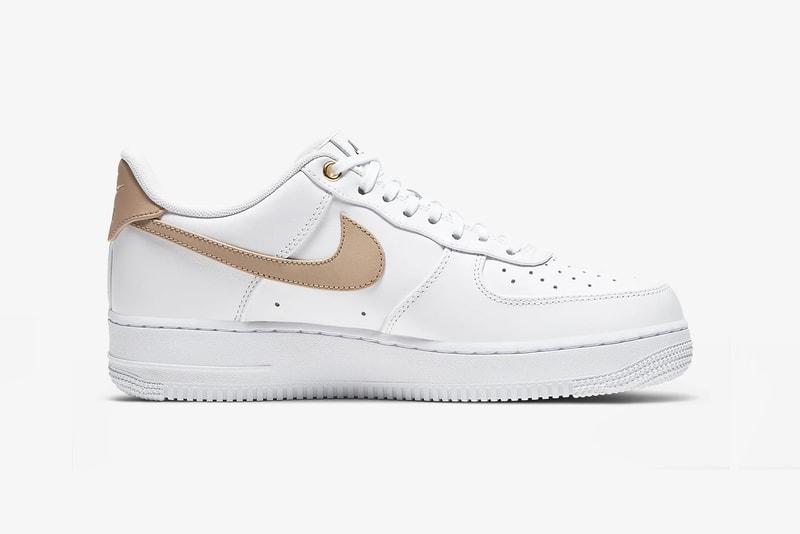 nike air force 1 07 sneakers tan white shoes footwear sneakerhead