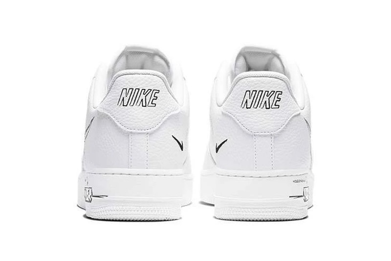 Nike Air Force 1 Blazer Mid Sketch Sneakers White Black