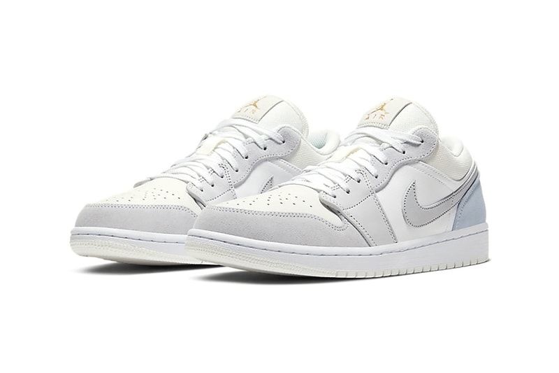 nike air jordan 1 low paris white grey sneakers footwear shoes sneakerhead