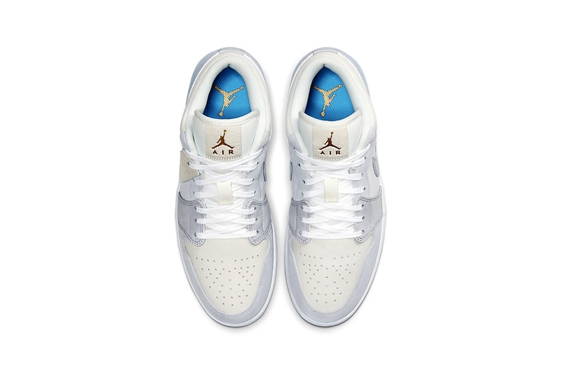 nike air jordan 1 low paris white grey sneakers footwear shoes sneakerhead