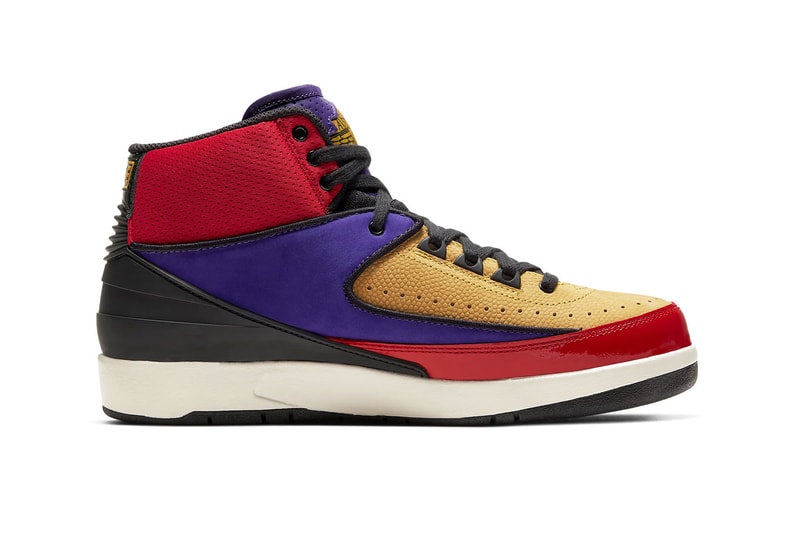 nike air jordan 2 womens sneakers action red cosmic purple release date