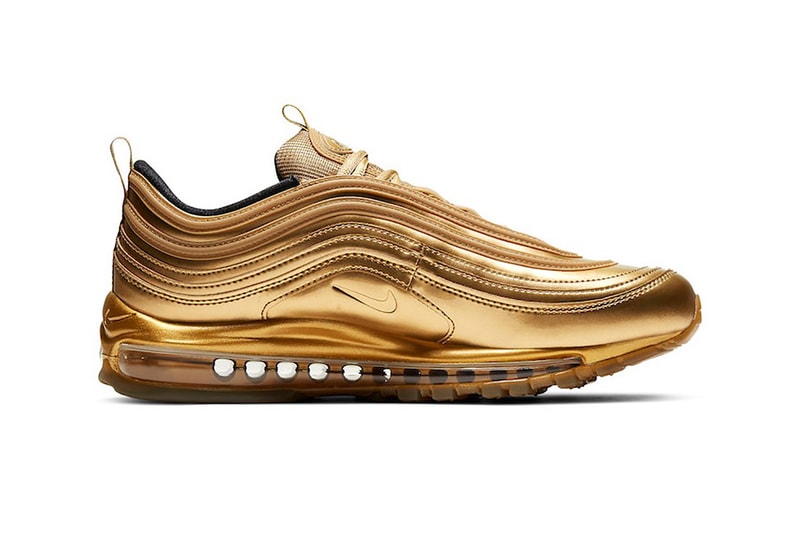 nike air max 97 sneakers gold olympics shoes footwear sneakerhead