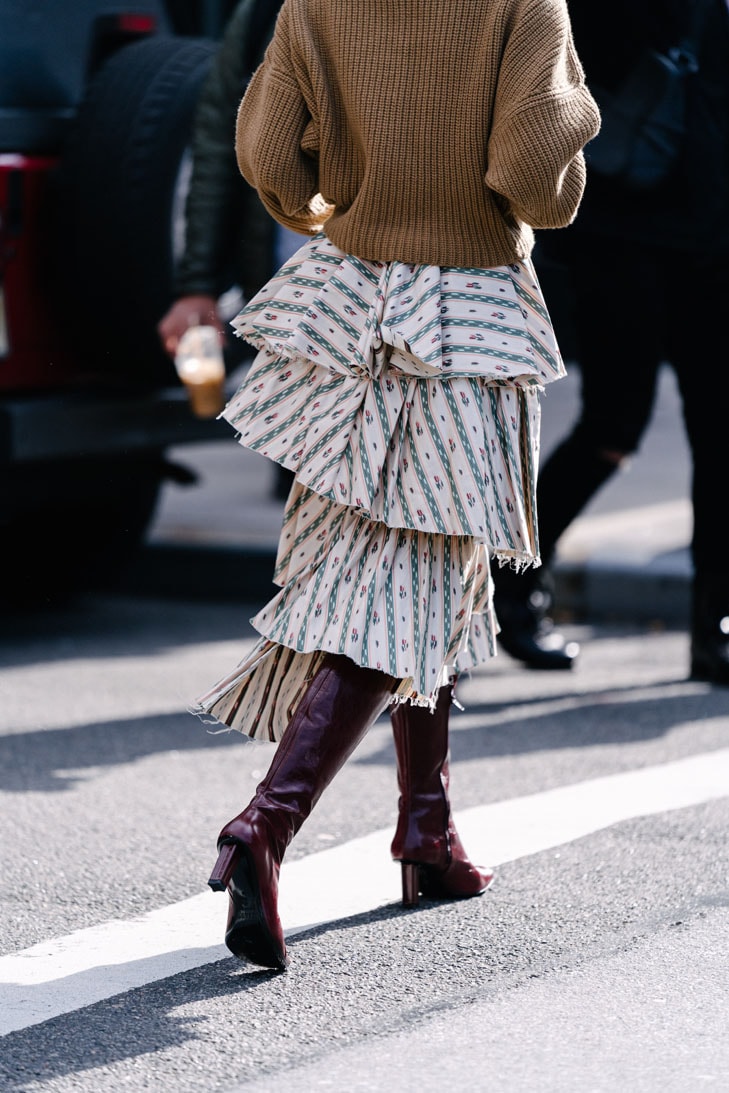 new york fashion week nyfw fall winter best street style bottega veneta dior nike