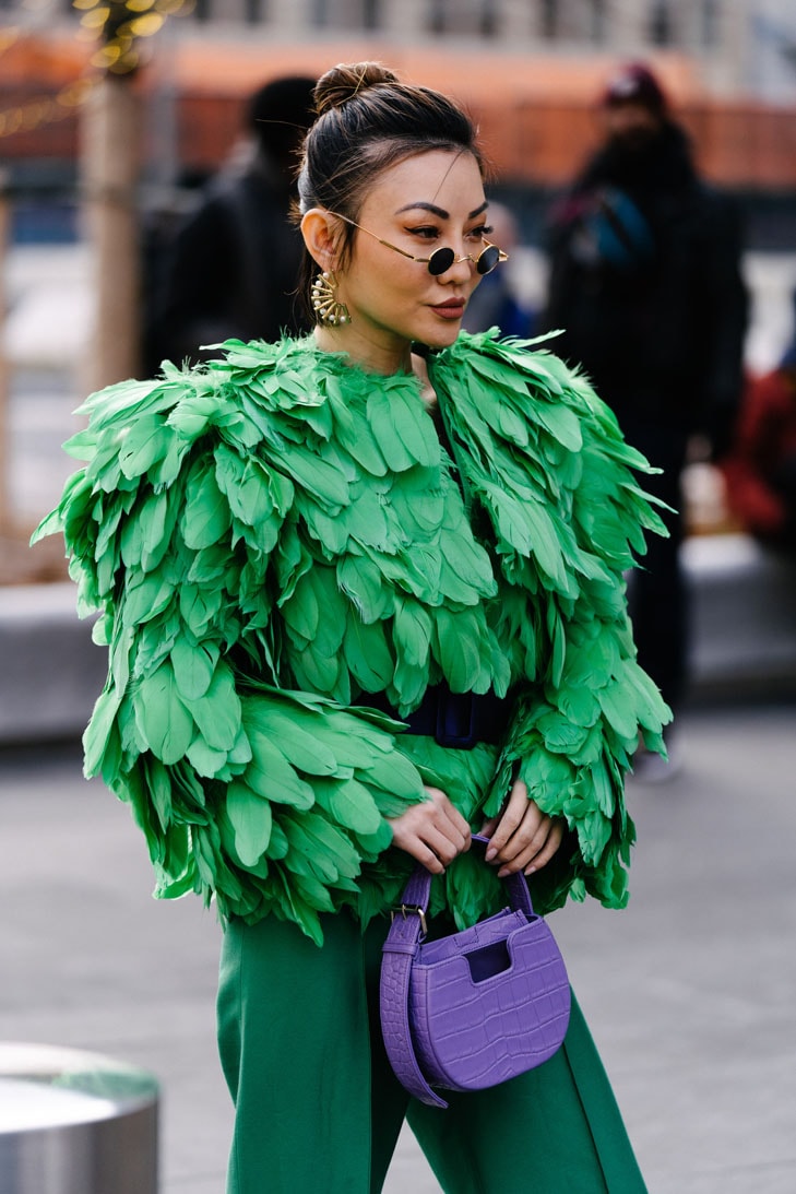 new york fashion week nyfw fall winter best street style bottega veneta dior nike