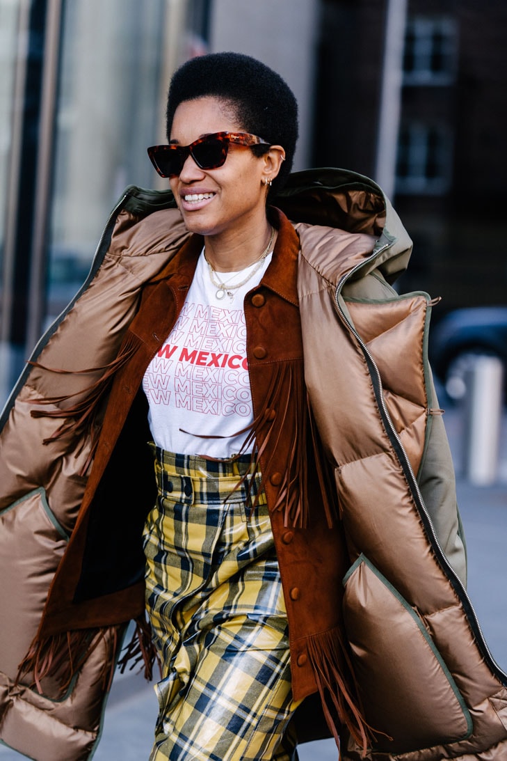 new york fashion week nyfw fall winter best street style bottega veneta dior nike