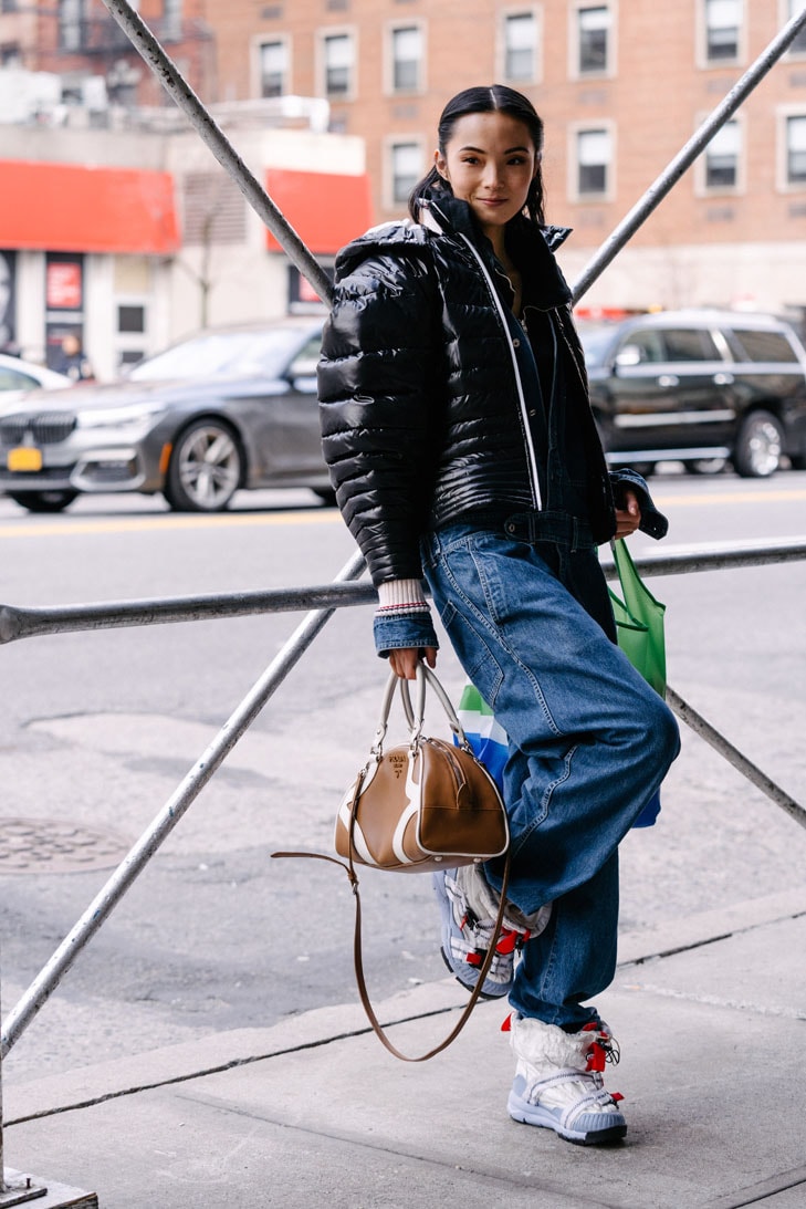 new york fashion week nyfw fall winter best street style bottega veneta dior nike