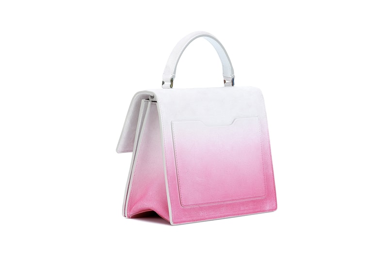off white jitney tote crossbody bag white fuchsia pink gradient virgil abloh