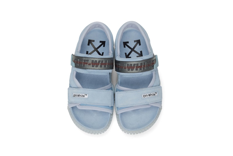 off white virgil abloh oddsy minimal trekking sandals blue beige black shoes footwear