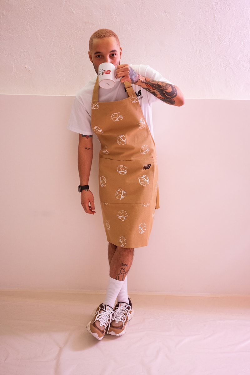 PaperBoy Paris x New Balance Collection Collaboration 801 Coffee Latte Apron