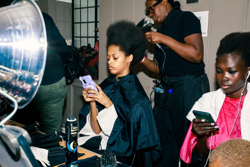 rodarte fall winter new york fashion week nyfw backstage beauty hair makeup