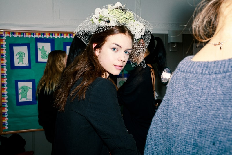 rodarte fall winter new york fashion week nyfw backstage beauty hair makeup