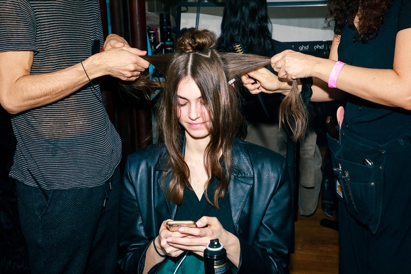 rodarte fall winter new york fashion week nyfw backstage beauty hair makeup