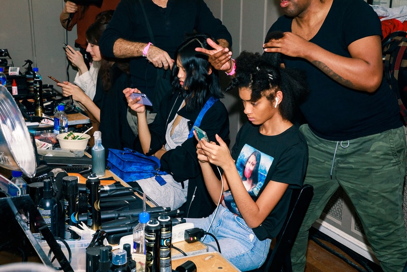 rodarte fall winter new york fashion week nyfw backstage beauty hair makeup