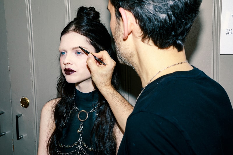 rodarte fall winter new york fashion week nyfw backstage beauty hair makeup