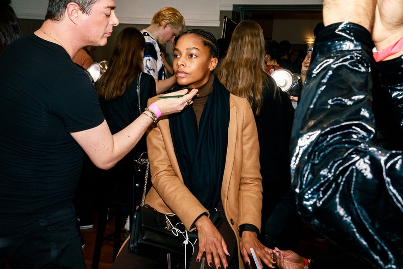 rodarte fall winter new york fashion week nyfw backstage beauty hair makeup