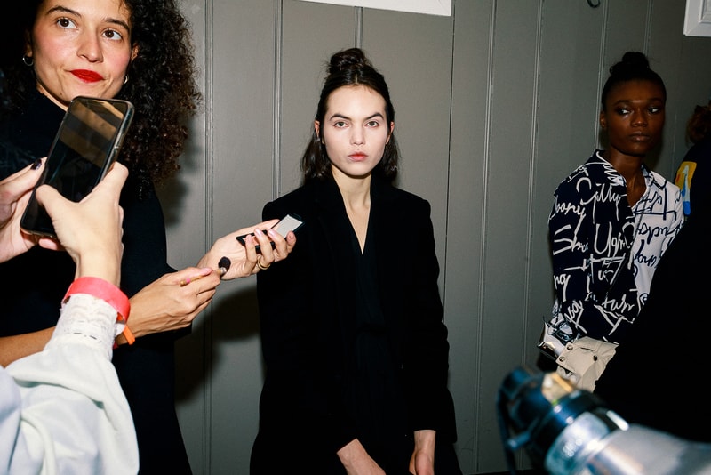 rodarte fall winter new york fashion week nyfw backstage beauty hair makeup