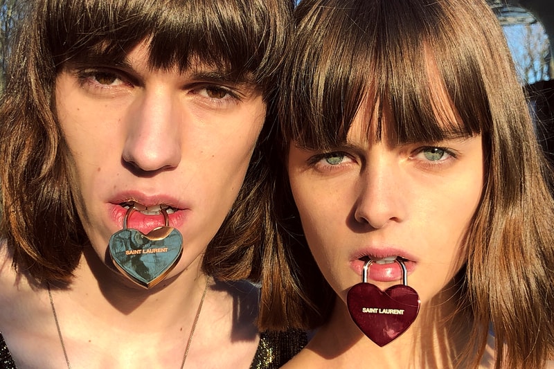 Saint Laurent Rive Droite Valentine's Day 2020 Collection Heart Locks