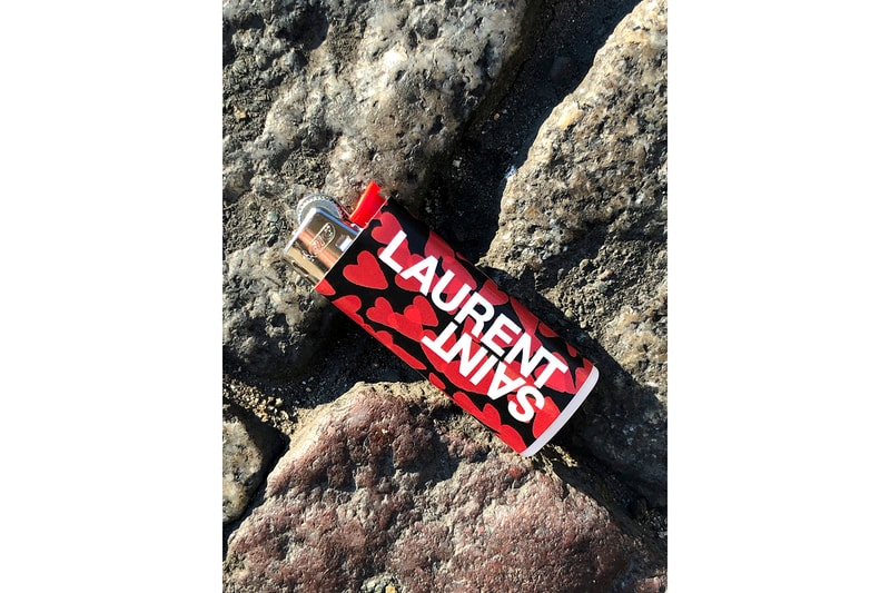 Saint Laurent Rive Droite Valentine's Day 2020 Collection Lighter Heart Print