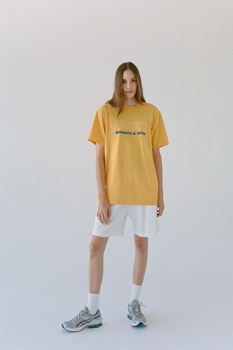 sporty and rich emily oberg spring collection wellness club health sweater t shirts