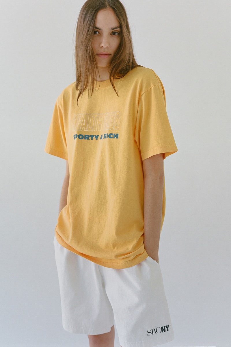 sporty and rich emily oberg spring collection wellness club health sweater t shirts