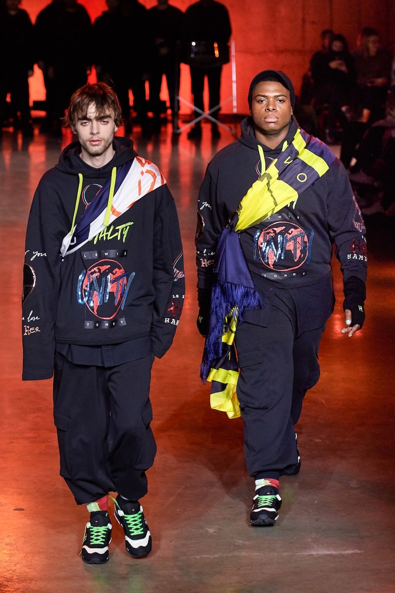 tommy hilfiger tommynow parris goebel london fashion week spring summer collection naomi campbell img models