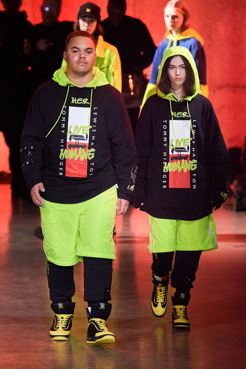 tommy hilfiger tommynow parris goebel london fashion week spring summer collection naomi campbell img models