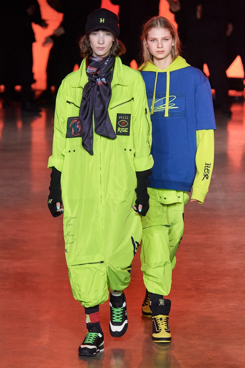 tommy hilfiger tommynow parris goebel london fashion week spring summer collection naomi campbell img models