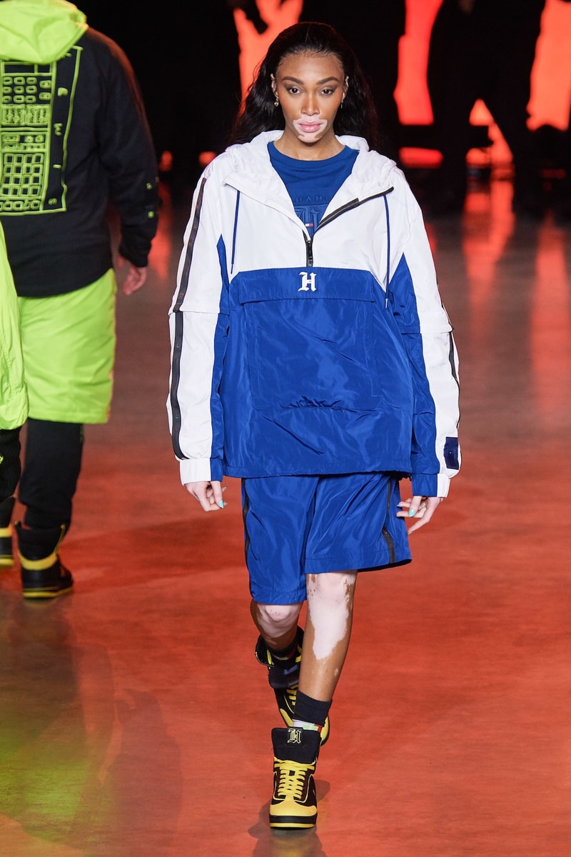 tommy hilfiger tommynow parris goebel london fashion week spring summer collection naomi campbell img models