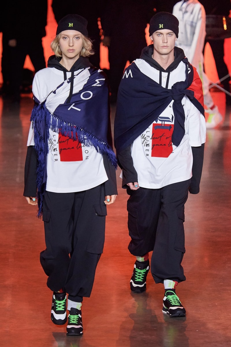 tommy hilfiger tommynow parris goebel london fashion week spring summer collection naomi campbell img models