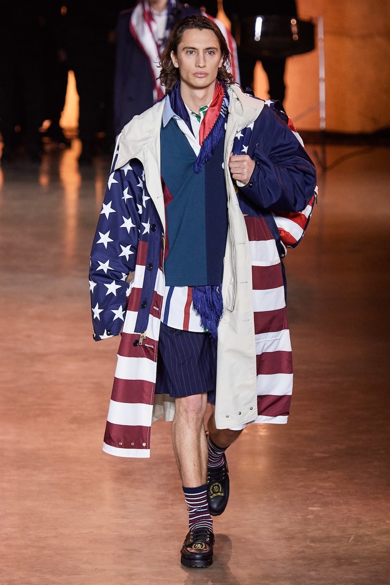 tommy hilfiger tommynow parris goebel london fashion week spring summer collection naomi campbell img models