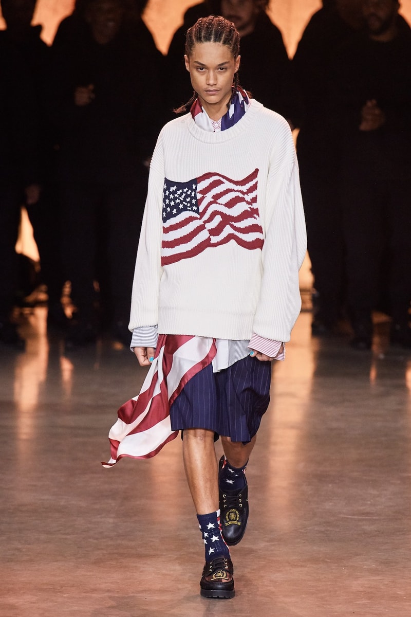 tommy hilfiger tommynow parris goebel london fashion week spring summer collection naomi campbell img models