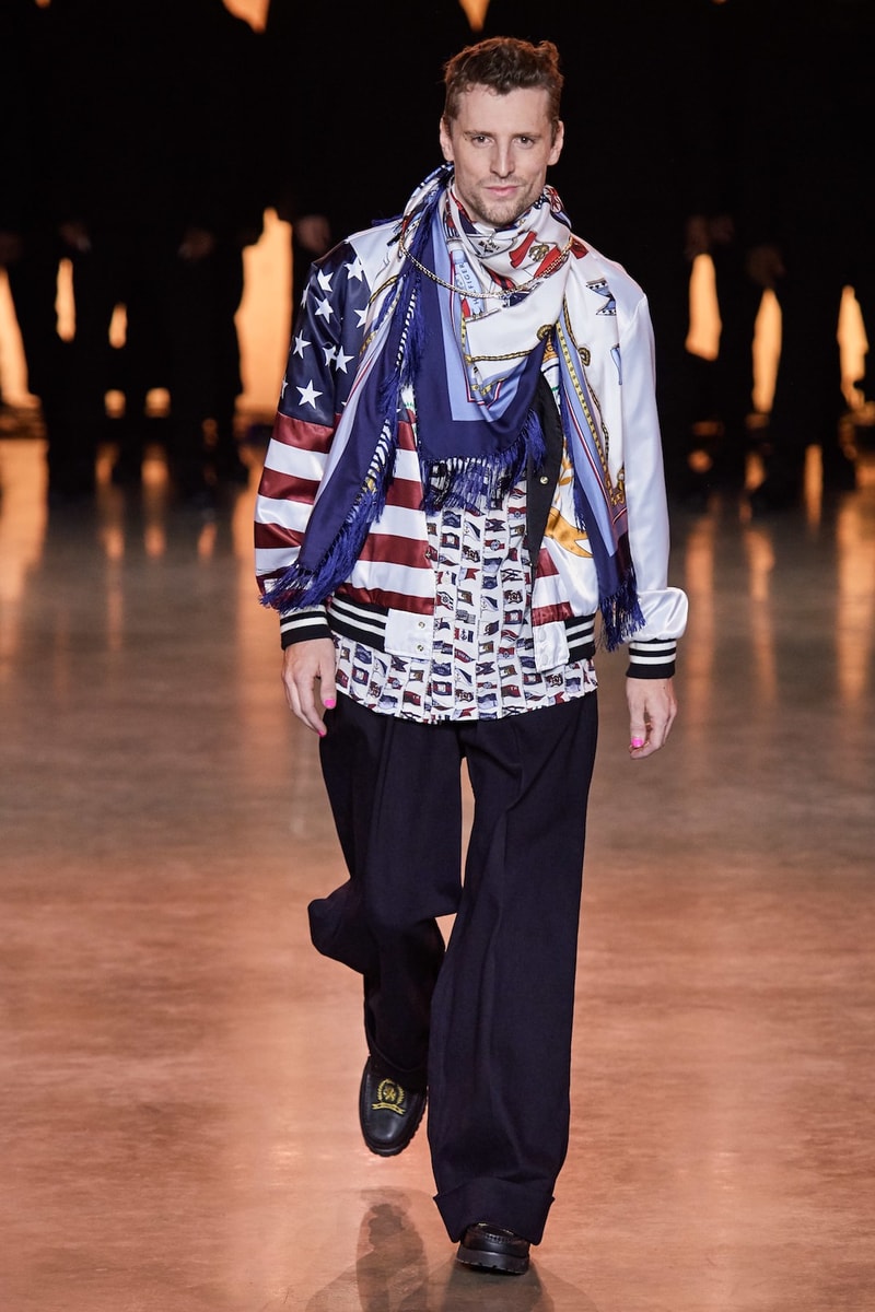 tommy hilfiger tommynow parris goebel london fashion week spring summer collection naomi campbell img models
